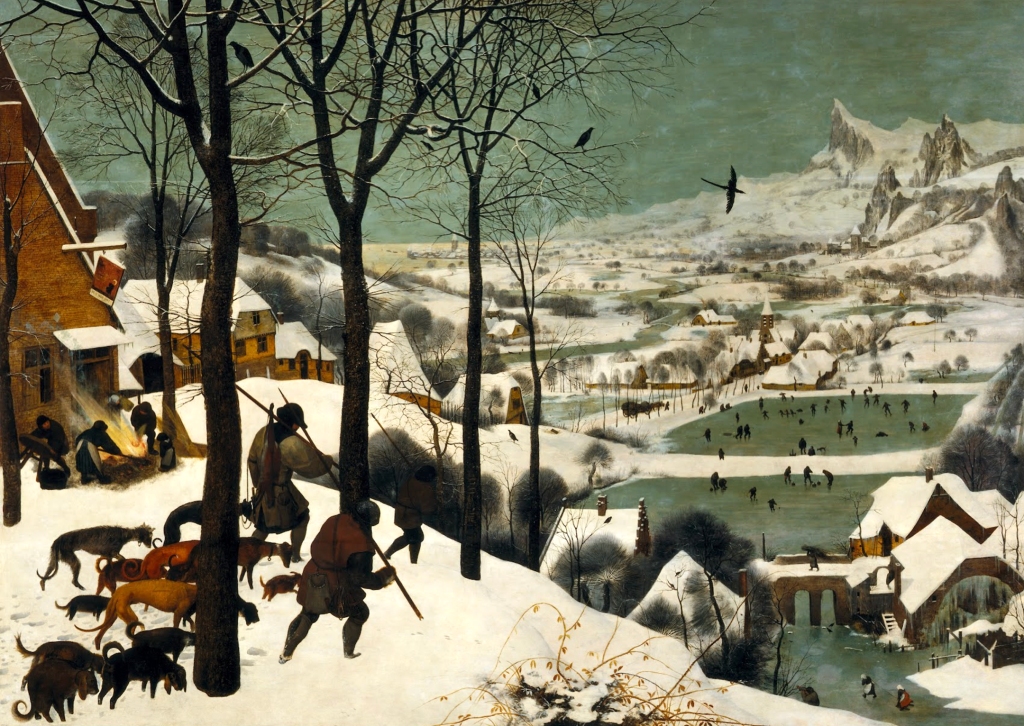 Pieter Bruegel the Elder, "The Hunters in the Snow (1565)"